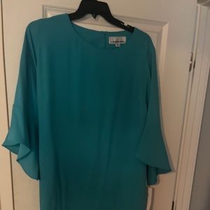 Caroline Rose Teal Dress